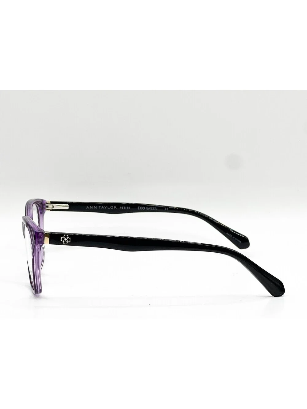 Ann Taylor Atp821 C03 Purple Authentic Eyeglasses 50-14-130